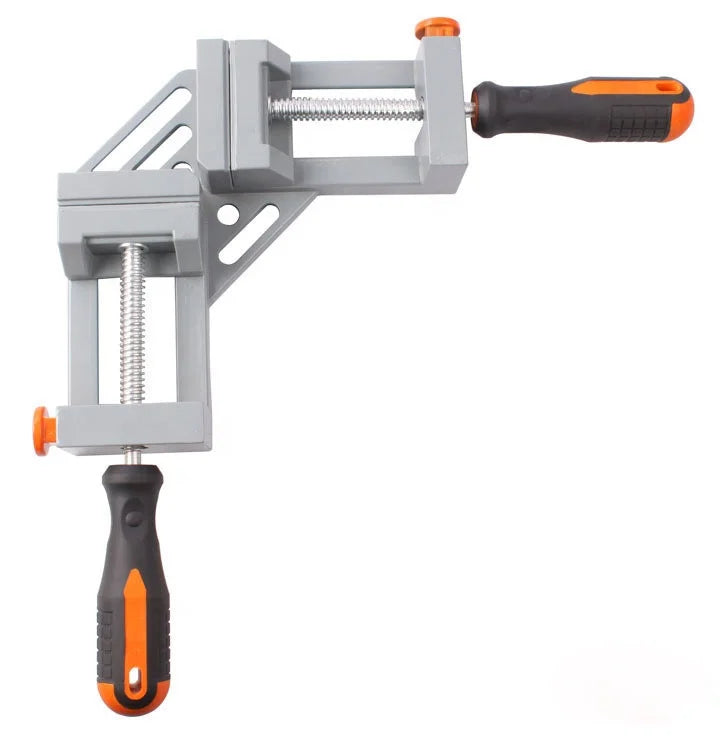 Durable Quick Release Aluminium 90 Degree Right Angle Clamp for Industrial Woodworking Carpentry Tools