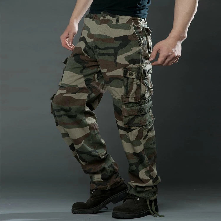 Wholesale  Camouflage 6 Pocket Mens Cargo Pants