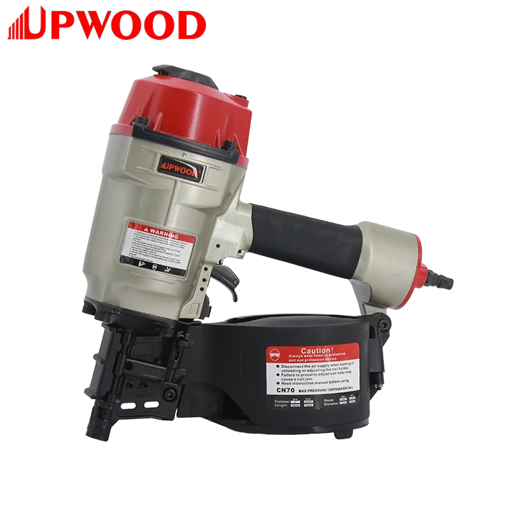 UPWOOD CN70 Industrial Pneumatic Tray Coil Nailer for Pallet Roofing and Crate Application Pneumatic Nailer Tools