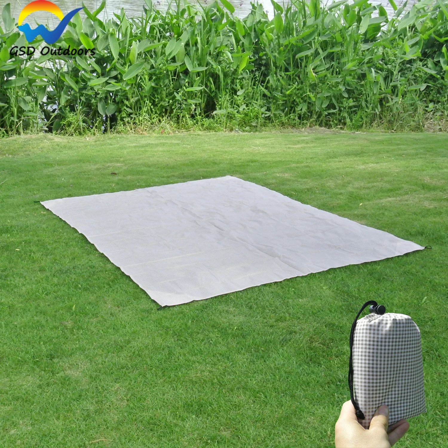 GSD Outdoor Large Picnic  Beach Blanket Ultralight Waterproof Sand Proof Picnic Beach Mat Camping Picnic Mat Pad