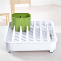 HelloWorld Home Kitchen Washing Holder Multi-functional Kitchen Drying Rack Flatware Organizers