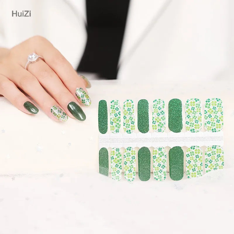 Factory price nail wraps new Korea nail art sticker wholesale nail polish stickers