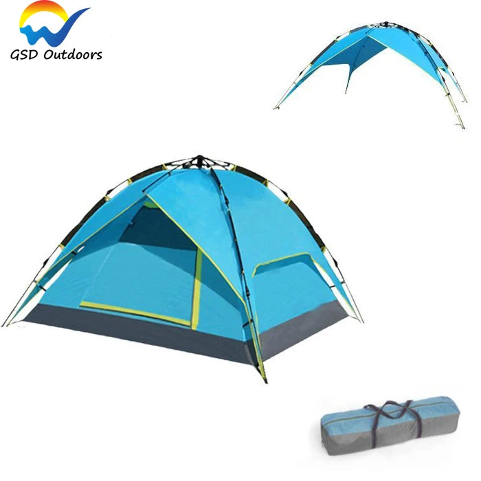 Outdoor Camping Automatic Tent Easy Set up Portable Instant Sun Shelter Canopy Beach Tent Hydraulic Automatic Camping Tent