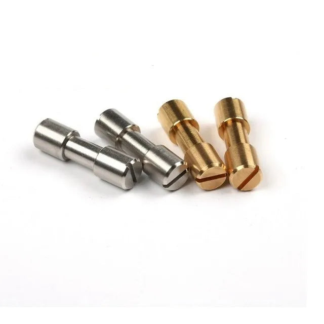 Customized Stainless Steel/Brass Knife Handle Fitting Kit with Black Oxide Finish Screw Metric DIN Standard