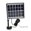 Dropshipping Solar Water Round Fountain  Feature Watering Outdoor  Battery Operated Garden Pool Pump Decorative Fountain