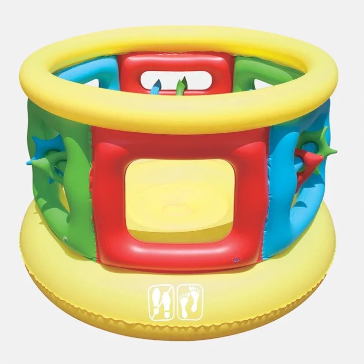 Bestway 52056 60''x42'' Indoor Amusement Inflatable Jumping Bouncer Kids Play Center