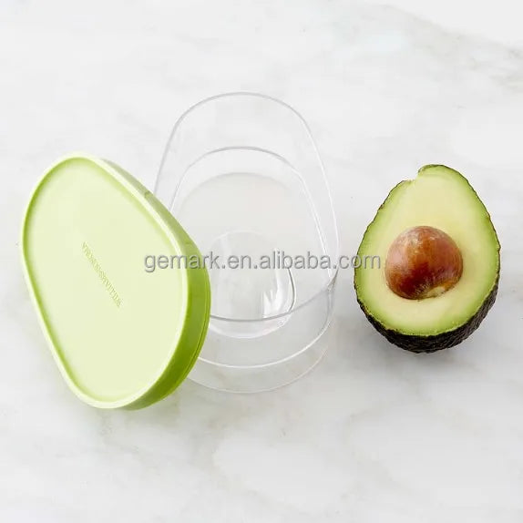 Plastic Avocado Keeper Fruits Saver in Green Avocado Storage Container Kitchen Tool