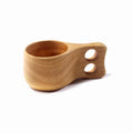 Nordic Style Coffee Tea Mug Kuksa Cup Handmade Outdoor Camping Hiking Elephant Wood Cup