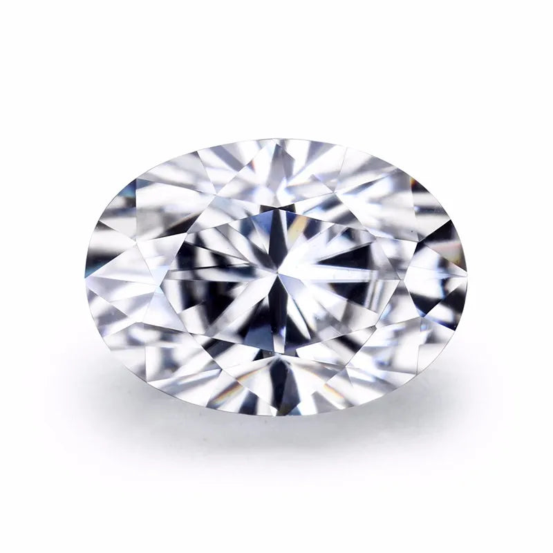Wuzhou Starsgems Moissanite Oval Brilliant Cut clear White Moissanite Diamond for Jewelry