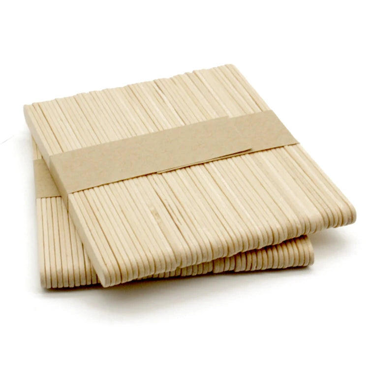 Solid Birch Wood Ice Cream Stick Eco-Friendly Natural Wood for Your Refreshing Treat