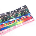 Factory Custom Flat Colorful Printed Animal Print Shoe Laces Sport Style 8mm/10mm Width Polyester Transparent Tips Custom Length
