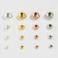 Beads for Jewelry Making Findings 925 Sterling Silver Wholesale 2mm 3mm 4mm 5mm 6mm 7mm 8mm