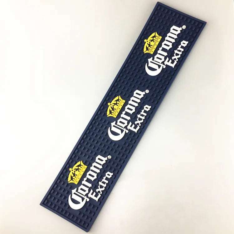 Custom Logo Europe Style Soft Rubber Placemat PVC Bar Mat