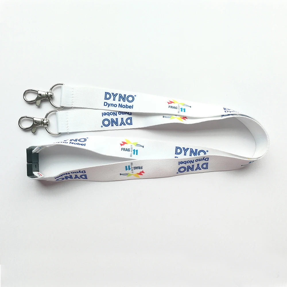 High Quality ShinyFans SF-6666 Polyester ID Badge Lanyard Printed Card Holder PMS Color 2-Sided Printing Customizable Sizes