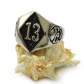 Titanium Skull Silver Mold Gold Number 13 Cheap Biker Jewelry Stainless Steel Biker Ring for Fashion