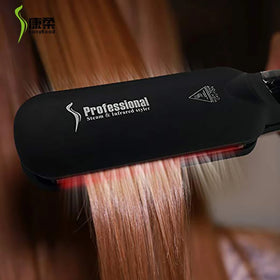 Top Seller Professional LED Display Infrared Steam Hair Straightener Tourmaline Ceramic Plate Vapor Hair Flat Irons for Home Use