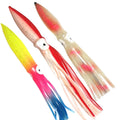 Rubber Squid Skirts 18.5cm 19.5cm Umpan Cumi Octopus Soft Fishing Lures Tuna Sailfish Baits