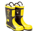 Safety Yellow Color Rubber  Fire Fighting Resistant Shoes  Firefighter Boots for protection