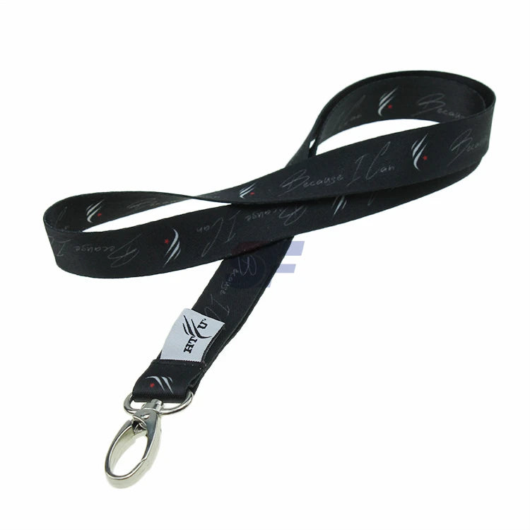Custom Polyester Heat Transfer Printed Cartoon Cute Fashionable Badge Holder Lanyards for Women