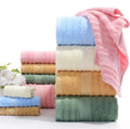 Wholesale Luxury Bamboo Bath Towels Custom Logo Jacquard Woven Plain Solid Color for Home or Hotel Use for Adults
