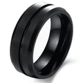 High Polished Gold Plated Stainless Steel Cheap Rings  Wholesale Europe America New Black Men Stainless Steel Jewelry Ring