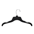 15 Inch 485 Thin Section Black Plastic Hangers Single Tier Supports Large Number Skirt Clothes Factory Direct Cheap Metal PP PS
