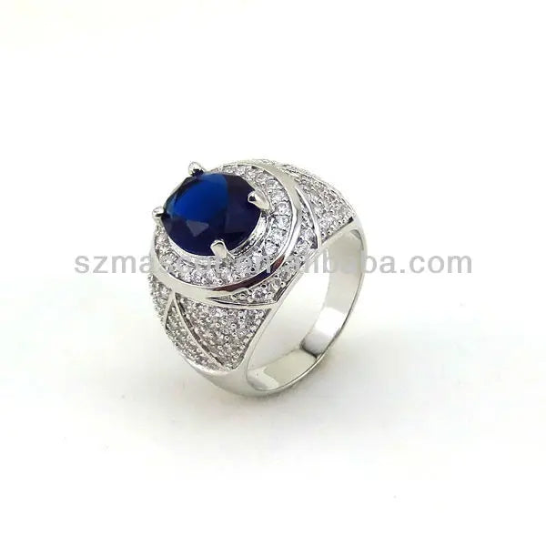 Wholesale Aibaba Diamond Ring Jewelrydubai Diamond Ringsdiamond Engagement Rings Silver CLASSIC Mascot Zircon 925 Customized