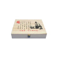 Multifunctional Rectangular Silk Printing Wooden Gift Box Chinese Sustainable Luxury Jewelry Keepsake Storage Rectangle Premium