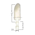 Beiqili 10000 PCS/bag 030# TPEE Flocked Lip Gloss Brush Head Super Soft Skin-friendly Disposable Lip Gloss Applicator