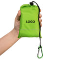 Woqi Waterproof Outdoor Picnic Beach Blanket With Carabiners| Compact Lightweight Corner Pocket Blanket