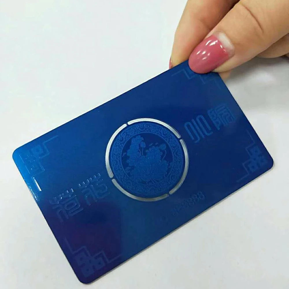 VIP Membership Silver Gold Metal Business Card