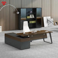 Modern Solid Wood Convertible Extendable Eco-friendly Luxury Executive Office Desk