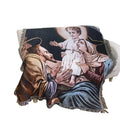 High Quality Custom Woven Eco-Friendly Portable Tapestry Jacquard Throw Blanket for Picnic Travel Home & Hotel Use
