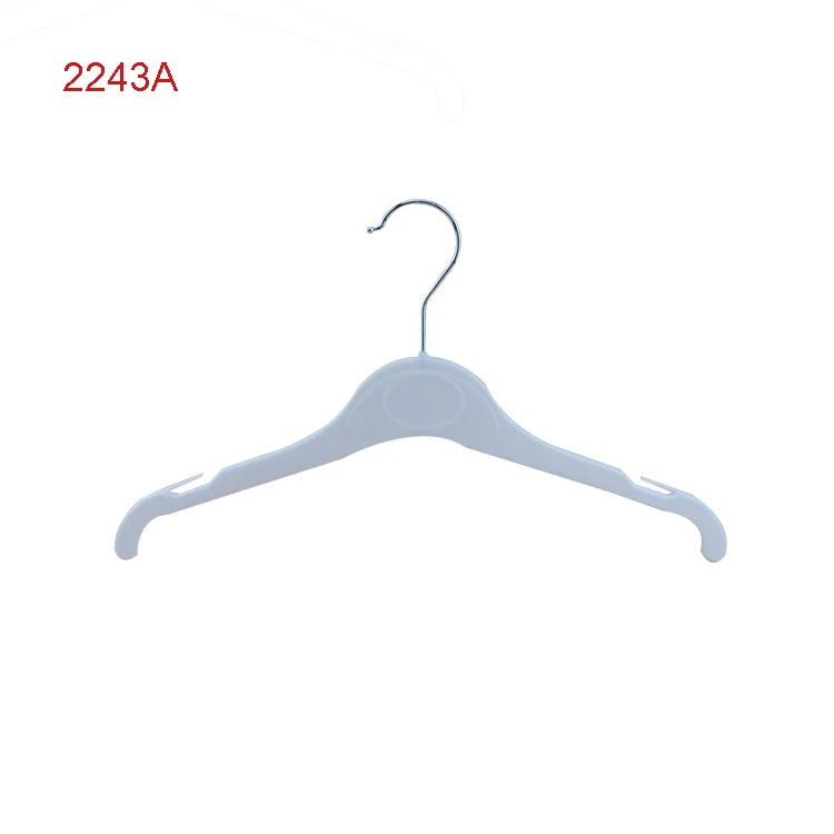Three Sizes Eco-friendly Kid's Clothing Display Flat Hanger Child-friendly Flexible Plastic Design by YY