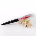 Women's 2D Floater Liquid Ballpoint Opaque ABS Black Plastic 1.0mm Undress Liquid Balls Custom Logo Gifts