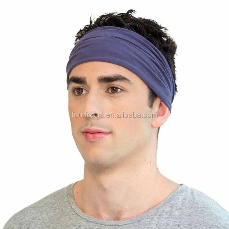 Thin Elastic Breathable Durable Unisex Outdoor Sports Headband Non-Slip Dry Grip Damping for Yoga & Outdoor Activities