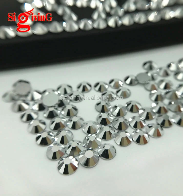 Full Model Labrador Glass Flat Back Rhinestones Sigiving Non Hotfix Rhinestones for Art and Shoes