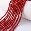 Glass Murano Rondelle Beads