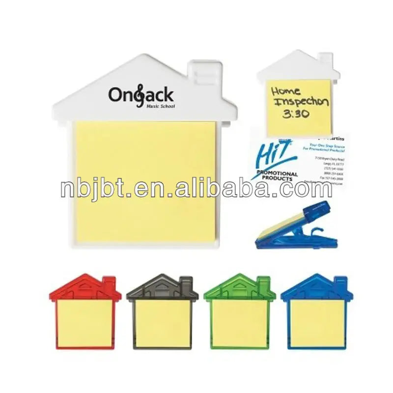 House Sticky Notes With Clip
