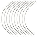 12PCS C Style Weaving Needle for Hair Extension Tools Weft Weave Type Curved Thread Sewing Salon Weaving Needle