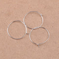 DIY Findings Raw Materials Brass Geometric Big Circle Jewellery Hoop Earrings Findings