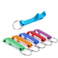Portable Colorful Pocket Keychain Beer Bottle Opener Bar Mini Beverage Bottle Opener Metal Keychain Ring Can Opener