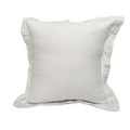 100% Linen Bedding 18-Inch 4-Cm Border Pillow Sham Woven Cushion Cover for Home Hotel Solid Pattern for Home Hospital Use