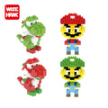 Wholesale 160 Pcs ABS Mini Plastic Building Block Action Figure New Arrival Toy for Super Mario Cartoon Assembly