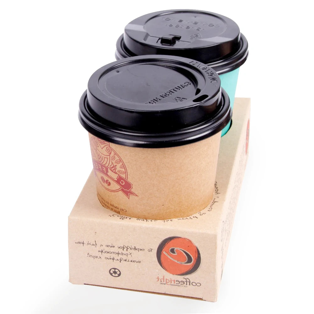 Coffee Corrugated Take Away Paper Cup Holder Cardboard Coffee Carrier