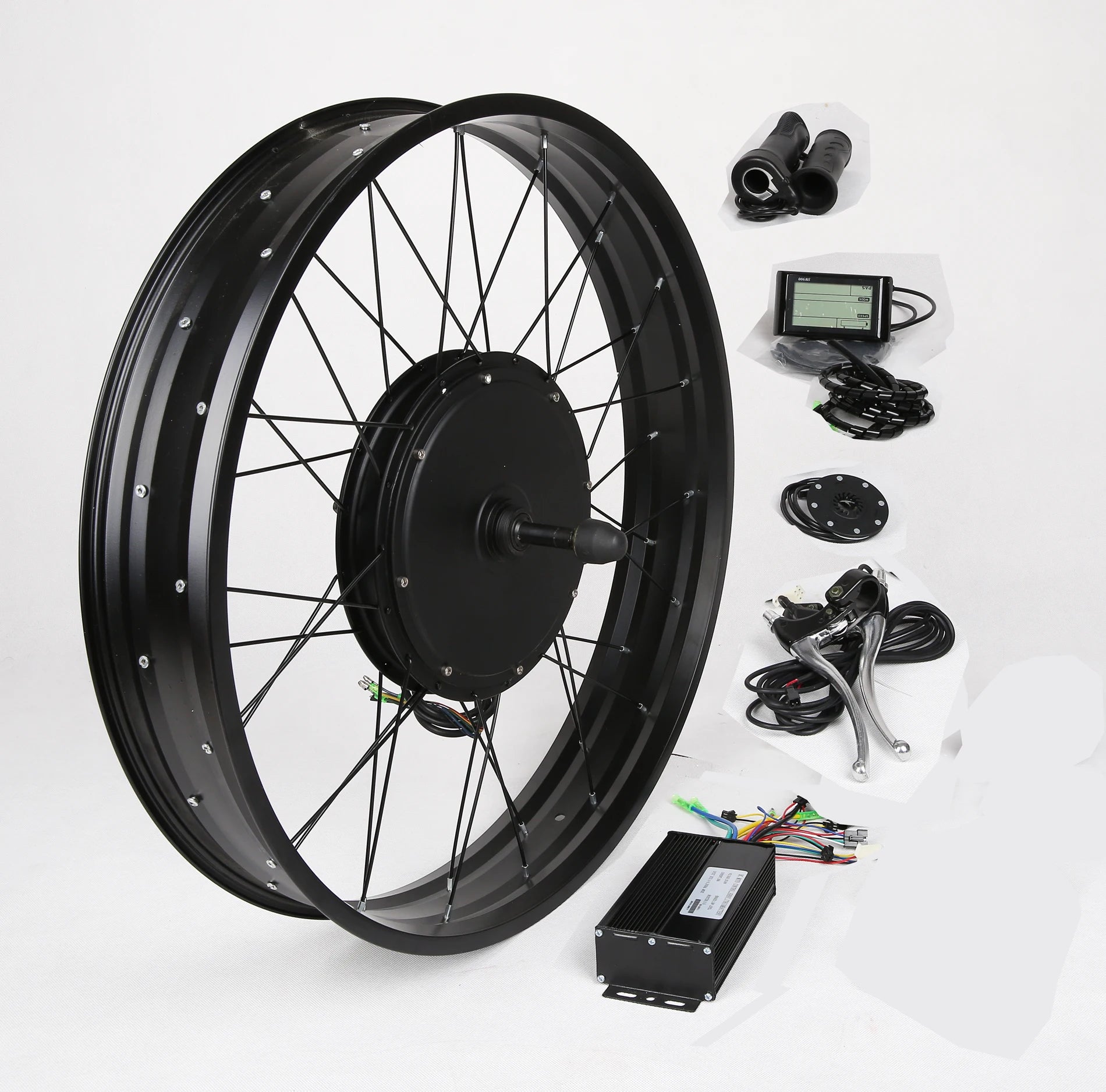 Brushless Gearless E Bike Kit 3000W Electric Bike Conversion Kit Ebike Motor Kits with Battery 1000w 1500w 2000w