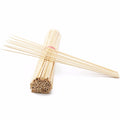 Natural Natural 5.0*90cm 100pcs/bag Bamboo Marshmallow Roasting Sticks BBQ Grills Accessories Set Outdoor Kitchen Grill