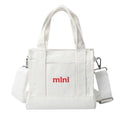 Fashion Cheap Price Leather Handle Canvas Handbag Women Tote Bag with Strap Shopping Travel Bags Custom Logo