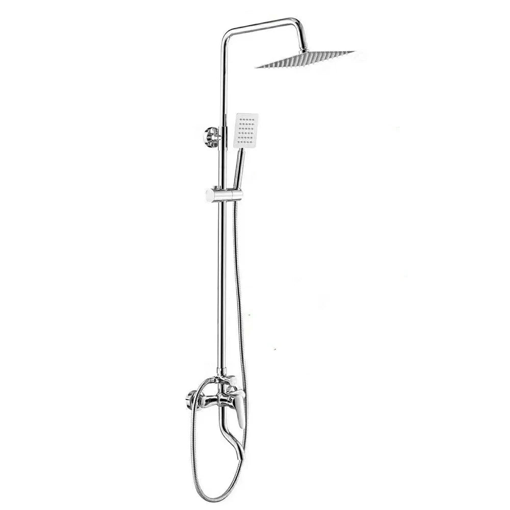 Wholesale Cheaper Price Stainless Steel Wall Mounted Faucet Rain Shower Exposed Set for Bathroom