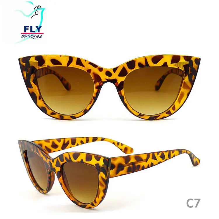 2020 Trendy Women's Glasses Cat.3 Polarized Sunglasses Vintage Fashion Custom Cat Eye Sunglasses for Women